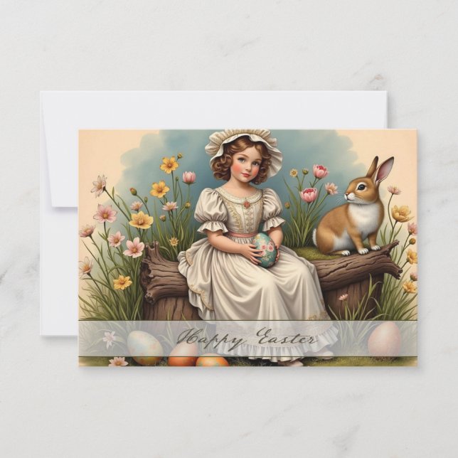Carte Vintage Easter Charm (Devant)