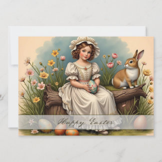 Carte Vintage Easter Charm