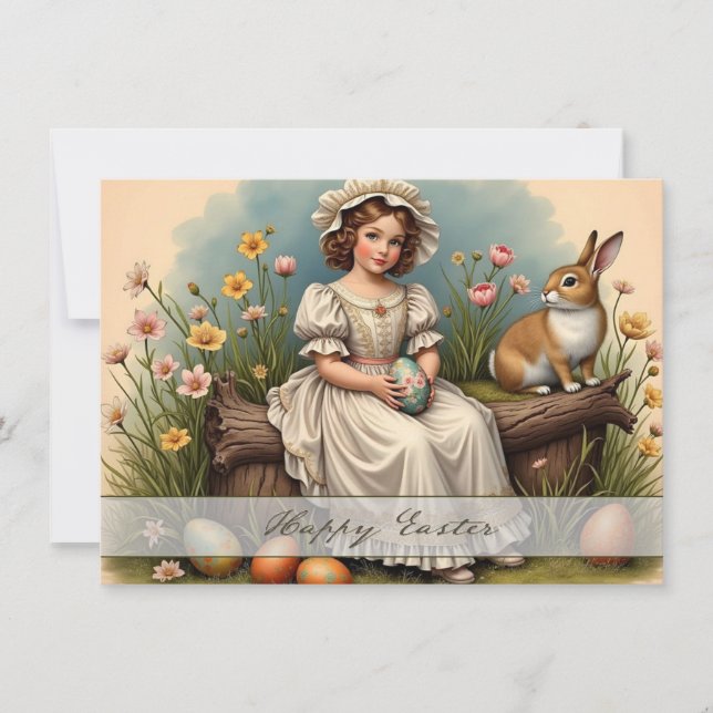 Carte Vintage Easter Charm (Devant)