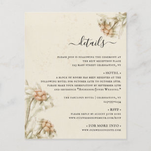 Carte vintage Edelweiss Watercolor