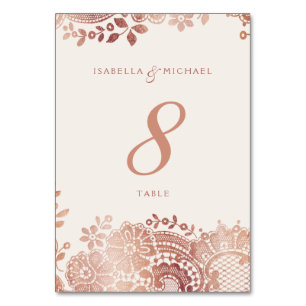 Carte vintage élégante de table de mariage de