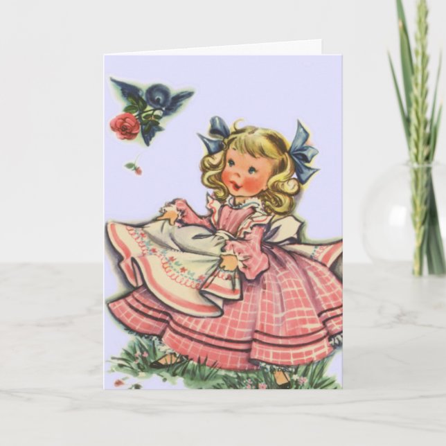 Carte Vintage - Fête des mères (Devant)