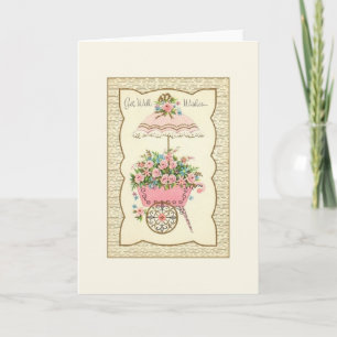 Carte Vintage Floral Get Well