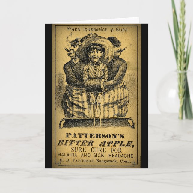 Carte Vintage Get Well Medicinal publicité-Card (Devant)