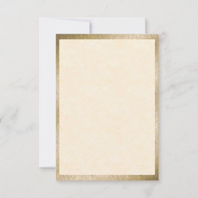 Carte Vintage Gold Foil (Devant)
