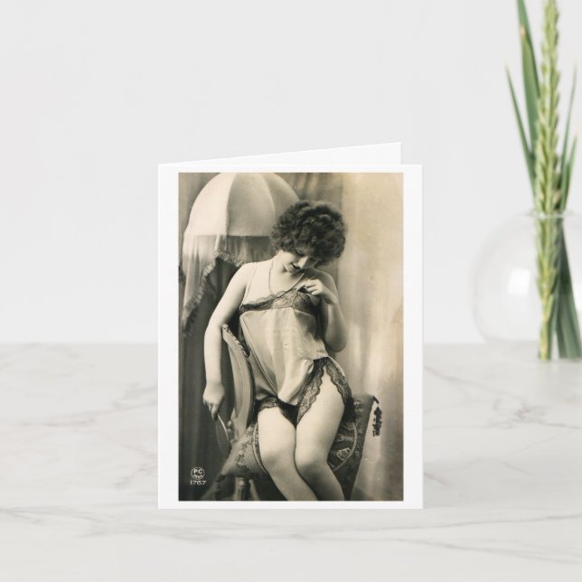 Carte Vintage - Granny Panties, (Devant)