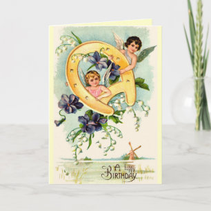 Carte Vintage Happy Birthday card