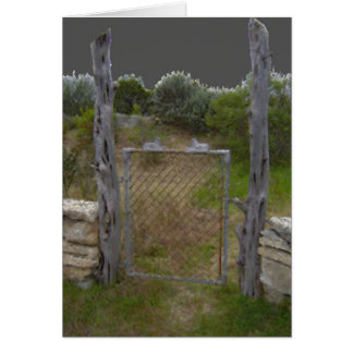 Carte vintage Hill Country Gate