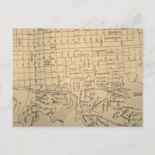 Carte Vintage Huntington, WV