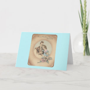 Carte Vintage Joyeux Anniversaire "Mario"
