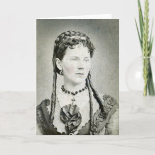 Carte Vintage Lady Toutes Les Occasions