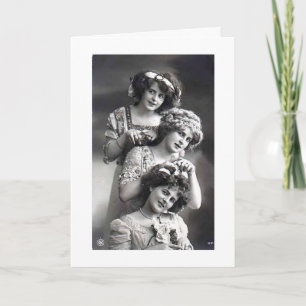 Carte Vintage - Les amis sont comme des chips au chocola