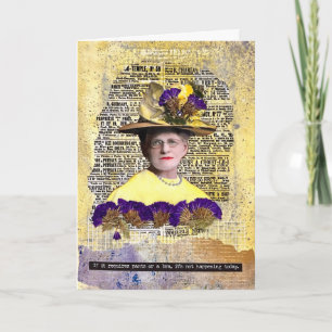 Carte "Vintage Look" Cope Salutation