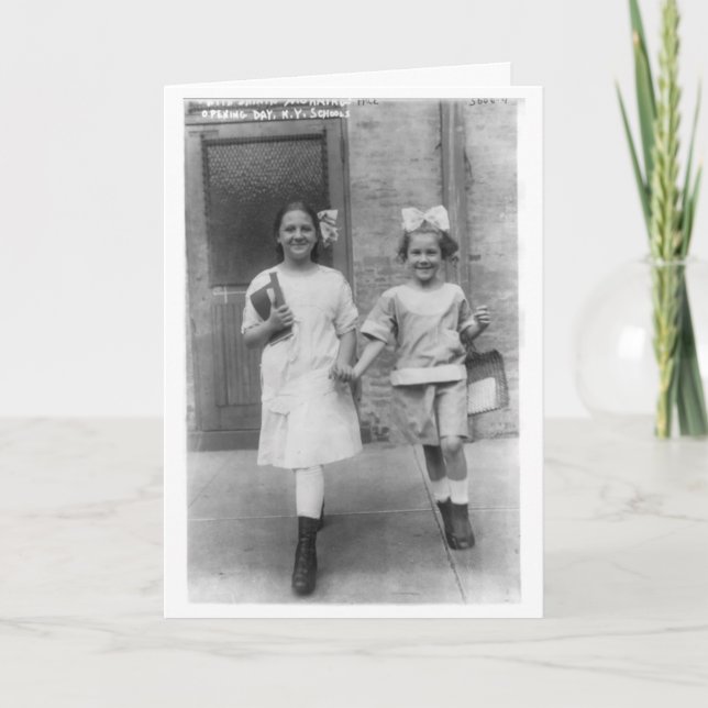 Carte Vintage - Meilleurs Amis Pour Toujours, (Devant)
