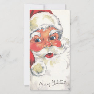 Carte Vintage Noël Père Noël