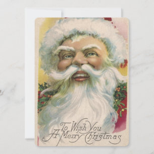 Carte Vintage Noël Père Noël