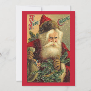 Carte Vintage Noël Père Noël