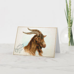 Carte vintage Odd Chèvre