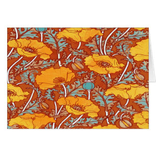 Carte vintage ~ Poppy