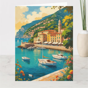 Carte Vintage Portofino Genova Italie