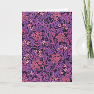 Carte Vintage Purple Pink Jasmine par William Morris