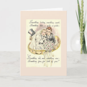 Carte Vintage - Quelque chose de vieux, quelque chose de