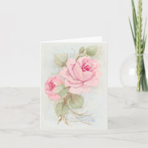 Carte Vintage Roses