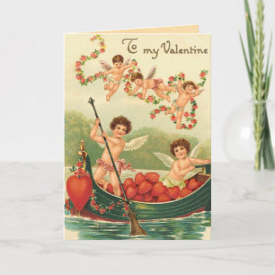 Carte vintage Saint-Valentin