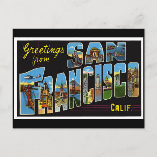 Carte Vintage San Francisco