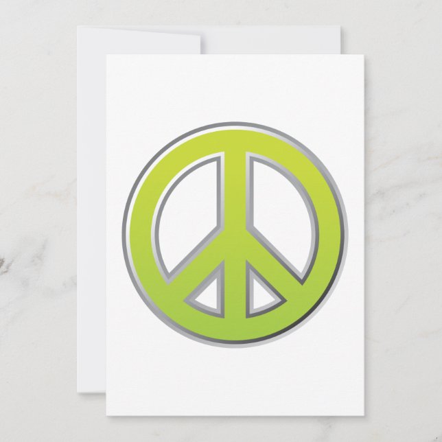 Carte Vintage | Signal de paix (Devant)