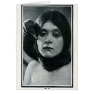 Carte vintage Theda Bara 1915