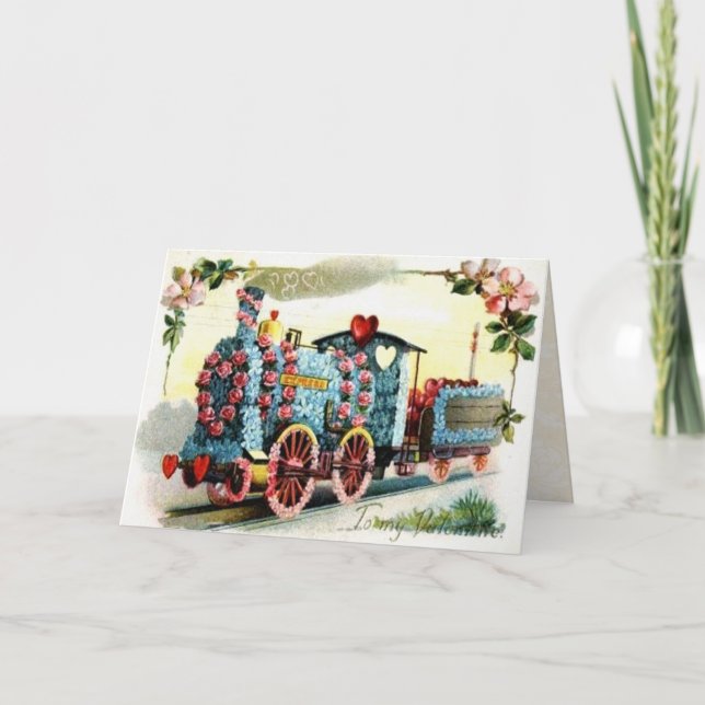 Carte vintage très spéciale de Valentine (Devant)