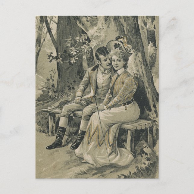 Carte vintage Valentines jour (Devant)