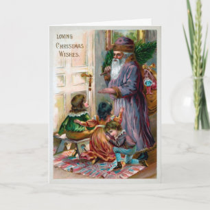 Carte vintage Vieux Monde Déplaisant