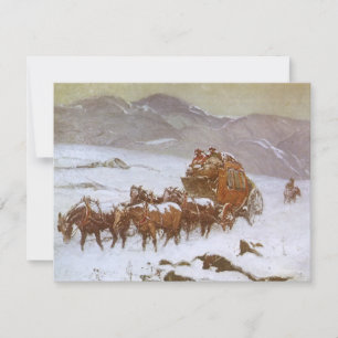 Carte Vintage West, Pourquoi le Courrier Était en Retard
