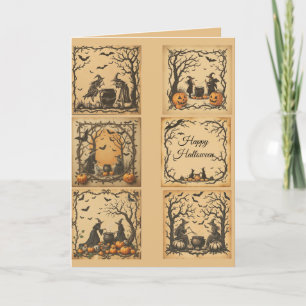 Carte Vintage Witch's Brew, Witch's Brew, Halloween