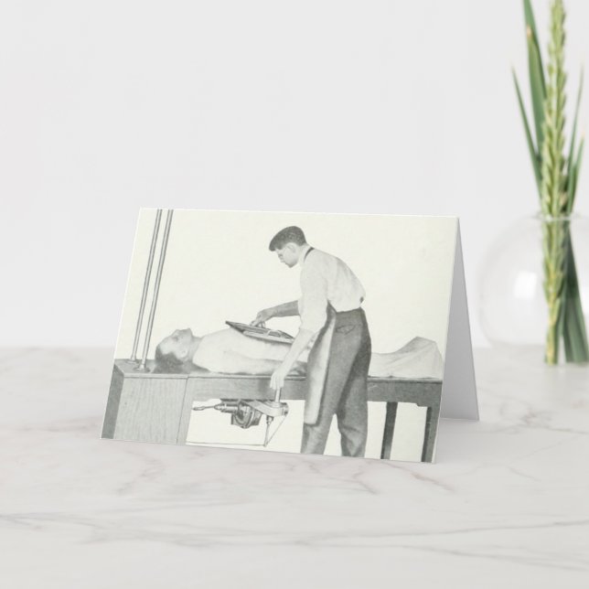 Carte Vintage X-Ray Man (Devant)