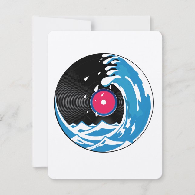 Carte Vinyl Wave (Devant)