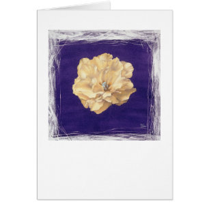 Carte violette d'oeillet