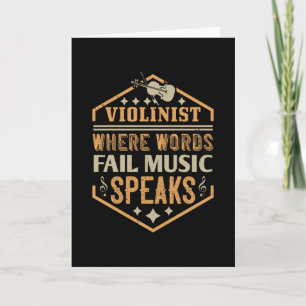 Carte Violon - Là où les mots échouent, la musique parle
