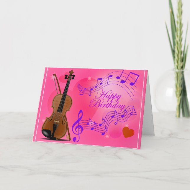Carte Violoniste (Devant)