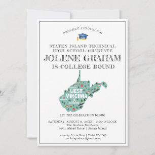Carte Virginie-Occidentale   Fête de fin d'études pour u