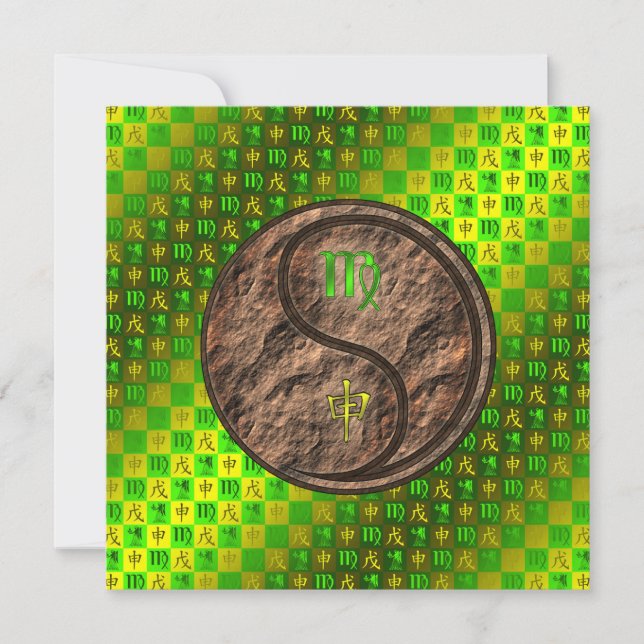 Carte Virgo & Earth Monkey (Devant)