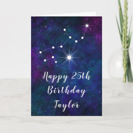 Carte Virgo Zodiac Constellation Joyeux anniversaire