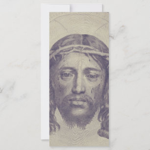 Carte Visage du Christ sur le Voile de Saint-Veronica