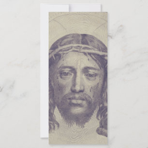 Carte Visage du Christ sur le Voile de Saint-Veronica