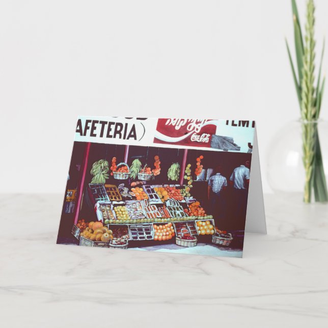 Carte Visage moderne dans un commerce intemporel, Jérich (Devant)