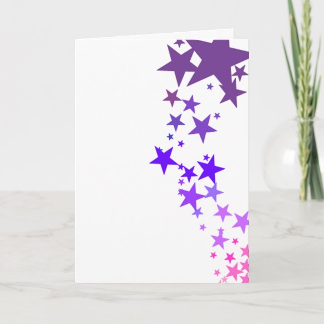 Carte vise les étoiles  (Devant)