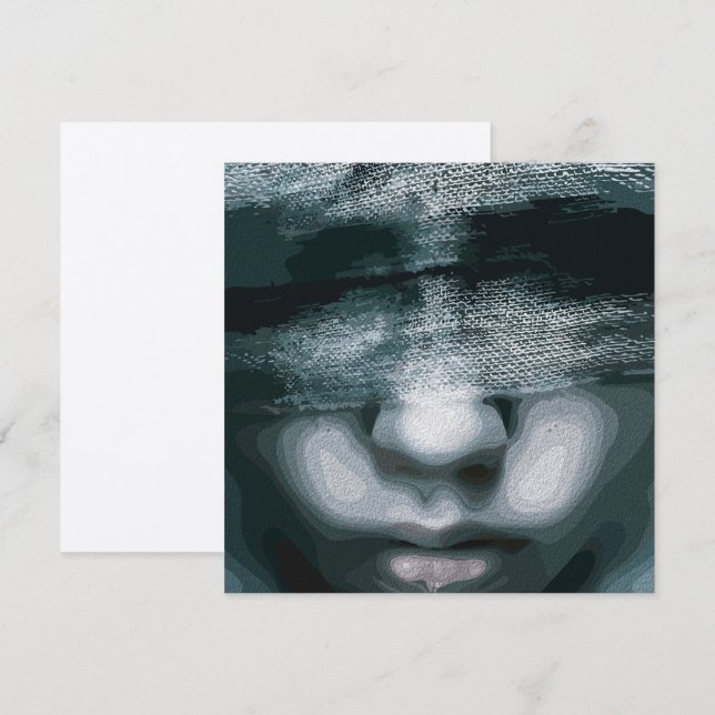 Carte Vision liée : Silence forcé (Devant / Derrière)