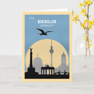 Carte Visitez Berlin, Allemagne